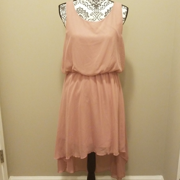 Heart 2 Heart Dresses & Skirts - Peach Hi-Lo Dress